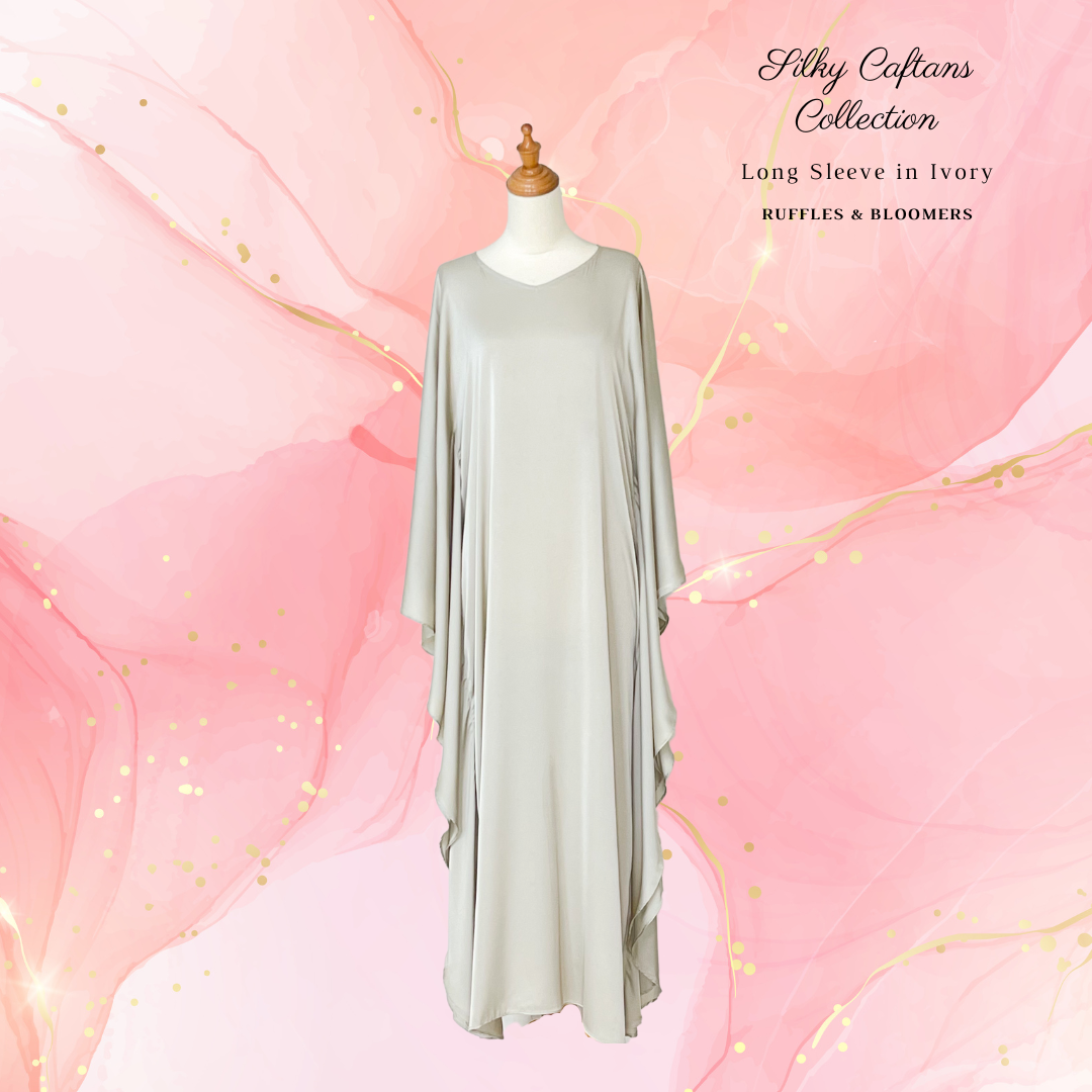 Classic Long Sleeve Silky Caftan