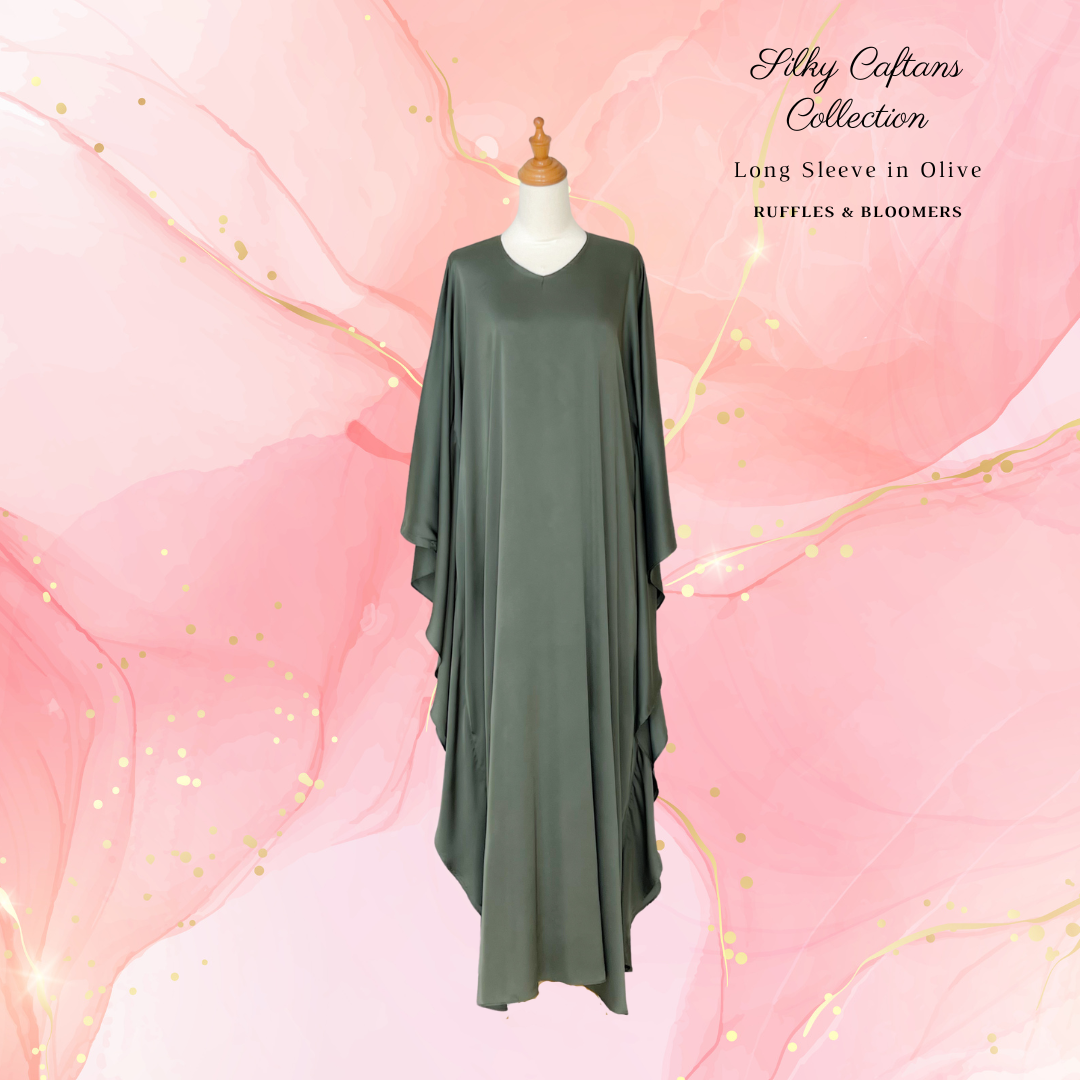 Classic Long Sleeve Silky Caftan