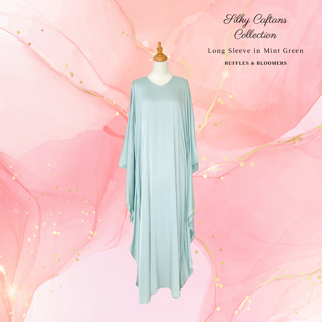 Classic Long Sleeve Silky Caftan