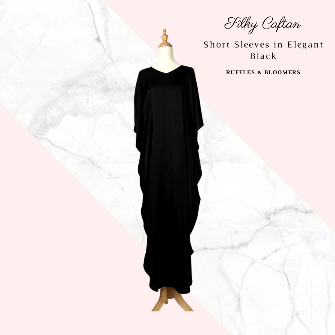 Classic Short Sleeve Silky Caftan