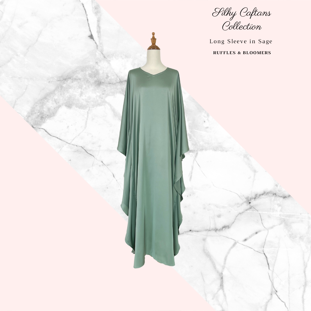 Classic Long Sleeve Silky Caftan