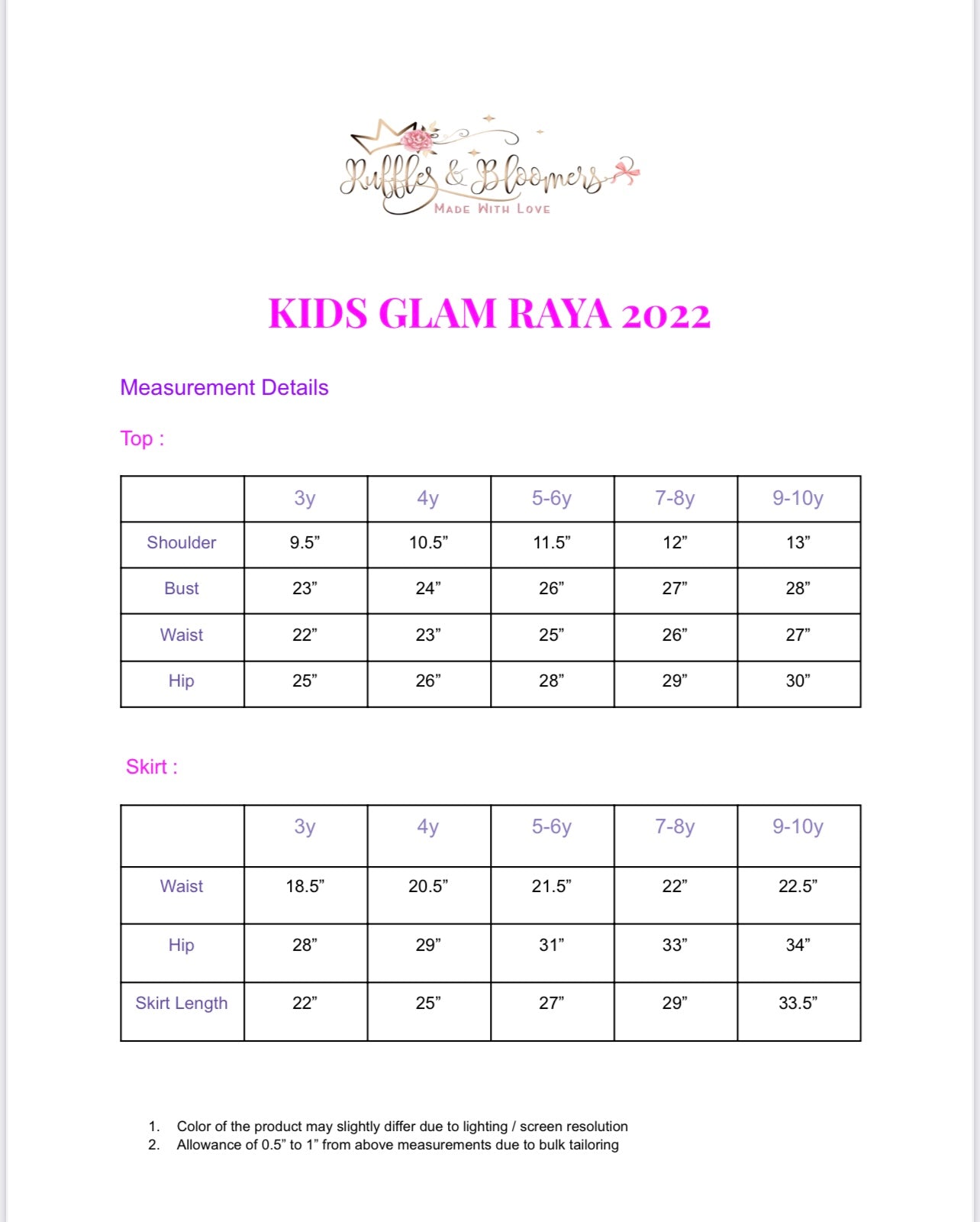 Plain Kids Glam