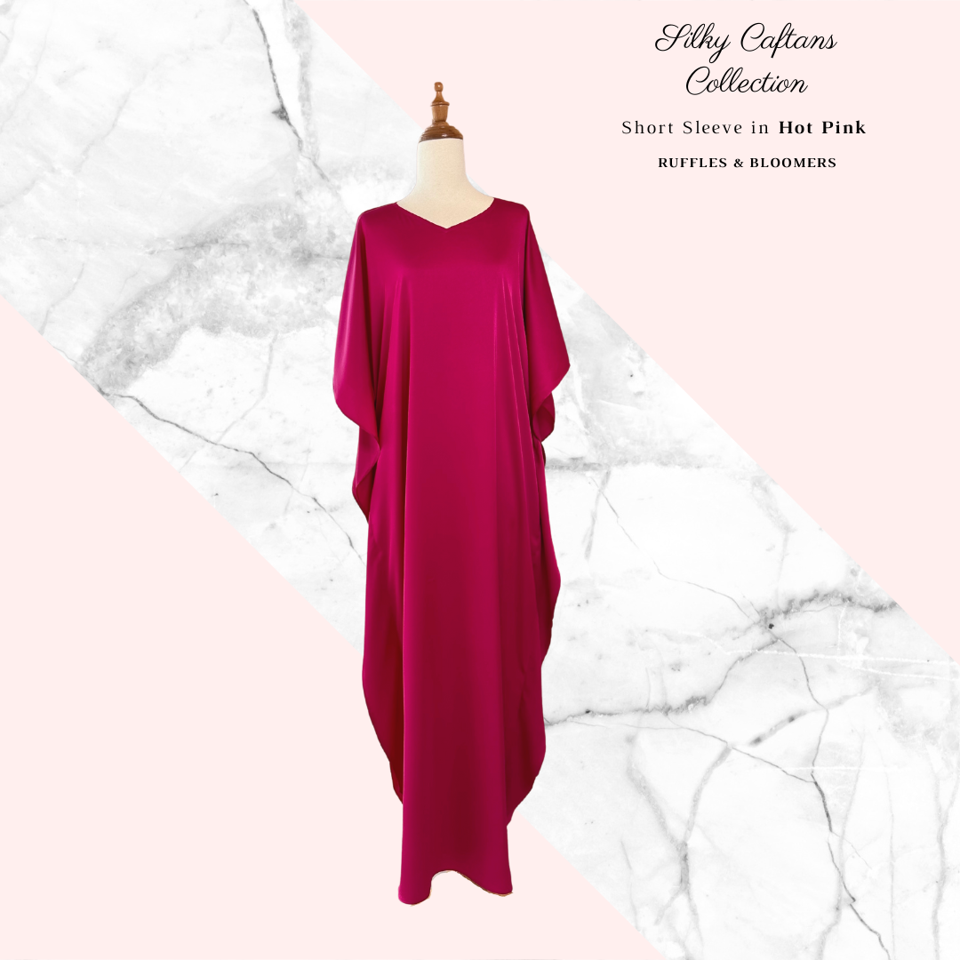 Classic Short Sleeve Silky Caftan