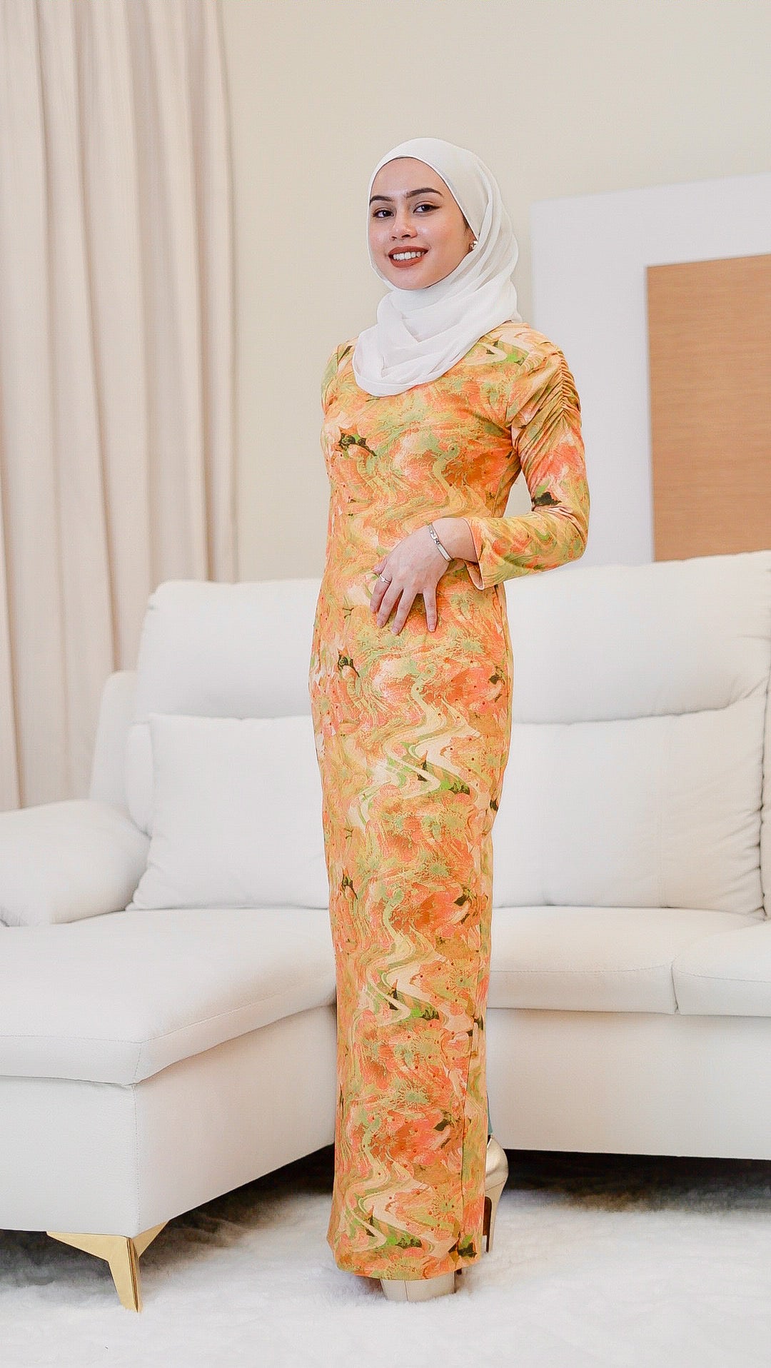 Stretchable Ironless Kurung Dress