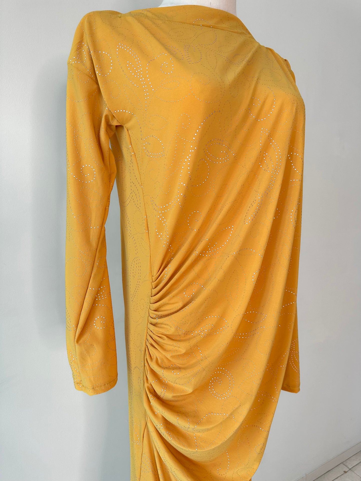 Roman Drape Dress (Long Sleeve)